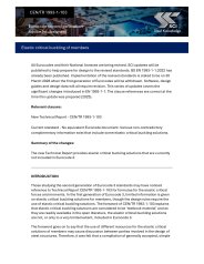 Elastic critical buckling of members (CEN/TR 1993-1-103)