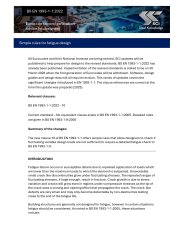 Simple rules for fatigue design (BS EN 1993-1-1:2022)