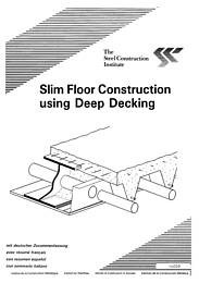 Slim floor construction using deep decking