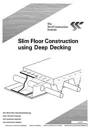 Slim floor construction using deep decking - The Construction