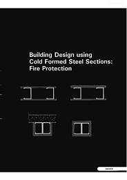 Building design using cold formed steel sections: fire protection