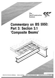 Commentary on BS 5950: Part 3: Section 3.1 'Composite beams'