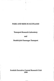 Park and ride in Scotland