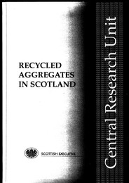 Recycled aggregates in Scotland
