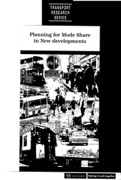 Planning for mode share in new developments