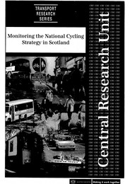 Monitoring the national cycling strategy in Scotland