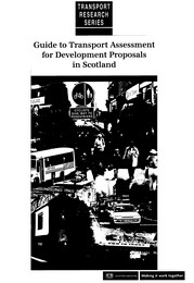 Guide to transport assessment for development proposals in Scotland