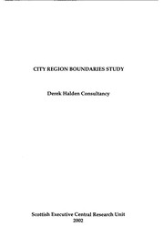 City region boundaries study