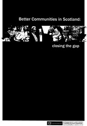 Better communities in Scotland: closing the gap