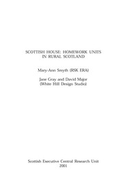 Scottish house: homework units in rural Scotland