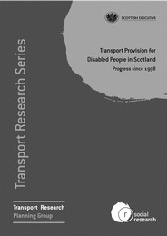 Transport provision for disabled people in Scotland - progress since 1998