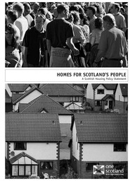 Homes for Scotland's people - a Scottish housing policy statement