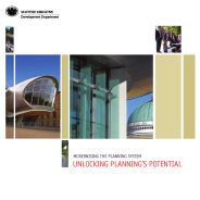Modernising the planning system - unlocking planning's potential