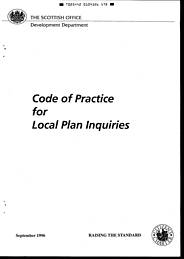 Code of practice for local plan inquiries