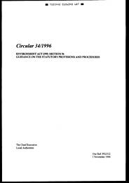 Environment Act 1995: section 96. Guidance on the statutory provisions and procedures