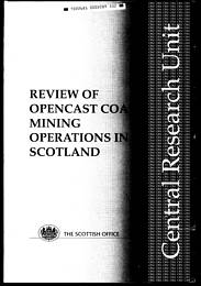 Review of opencast coal mining operations in Scotland