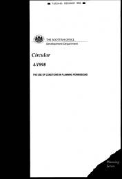 Use of conditions in planning permissions (partially superseded)