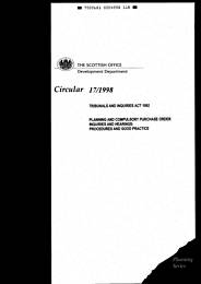 Tribunals and Inquiries Act 1992 - planning and compulsory purchase order inquiries and hearings: procedures and good practice