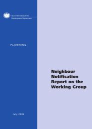 Neighbour notification report on the working group