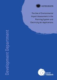 Use of environmental impact assessment in the planning system and electricity act applications