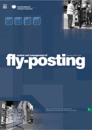 Control and management of fly-posting