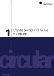 Planning controls for marine fish farming (partially superseded)