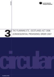 Planning etc. (Scotland) Act 2006 (Consequential Provisions) Order 2007