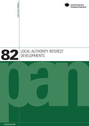Local authority interest developments
