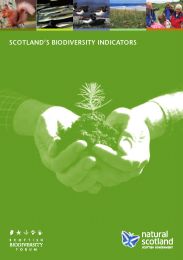 Scotland's biodiversity indicators