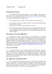 Technical guide to Transport and Works (Scotland) Act 2007