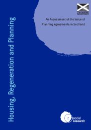 An assessment of the value of planning agreements in Scotland