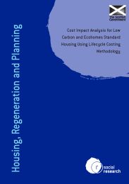 Cost impact analysis for low carbon and EcoHomes standard housing using lifecycle costing methodology