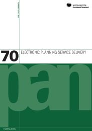 Electronic planning service delivery (updated 2008)