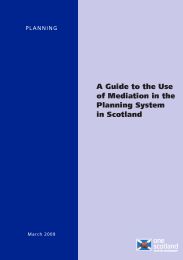 Guide to the use of mediation in the planning system in Scotland