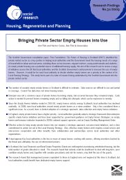 Bringing private sector empty houses into use