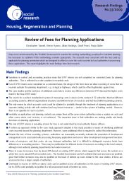 Review of fees for planning applications
