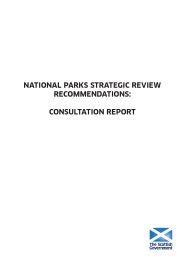 National parks strategic review recommendations: consultation report