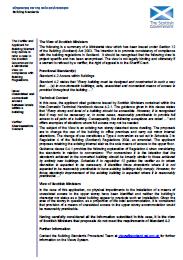 Unassisted and convenient access between levels within a building (issued 28.07.2008)