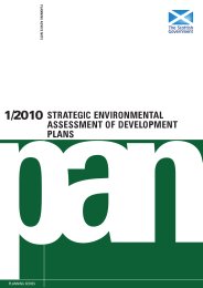 Strategic environmental assessment of development plans