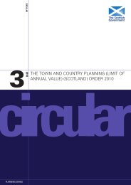 Town and Country Planning (Limit of Annual Value (Scotland) Order 2010