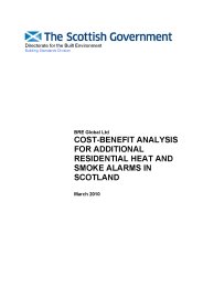 Cost-benefit analysis for additional residential heat and smoke alarms in Scotland