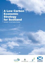 Low carbon economic strategy for Scotland