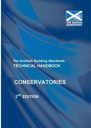 Scottish Building Standards: Technical handbook: Conservatories. 2nd edition