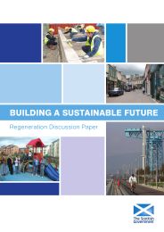 Building a sustainable future - regeneration discussion paper