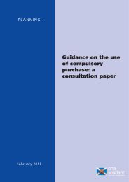 Guidance on the use of compulsory purchase - a consultation paper
