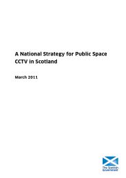 National strategy for public space CCTV in Scotland