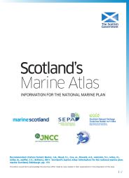 Scotland's marine atlas - information for the national marine plan. Part 8 - Chapter 5: productive. (8 of 9)