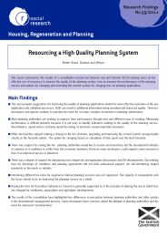 Resourcing a high quality planning system