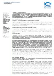 Separation of areas in different occupation and to provide occupants with opportunity to escape (issued 09.06.2011)