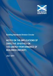 Notes on the implications of Directive 2010/31/EU on the Energy Performance of Buildings (recast)